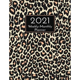 2021 Weekly & Monthly Planner: Large Leopard Print Planner with Notes, To-Do Lists, Goal Planning and More