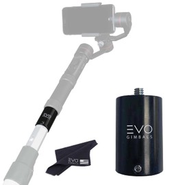 EVO Gimbals PA-100 Painter's Pole to 1/4-20 Tripod Thread Adapter - Camera Pole Adapter Works with mostmirrorless, DSLR, Ball Head adapters, Camera stabilizers & Gimbals.