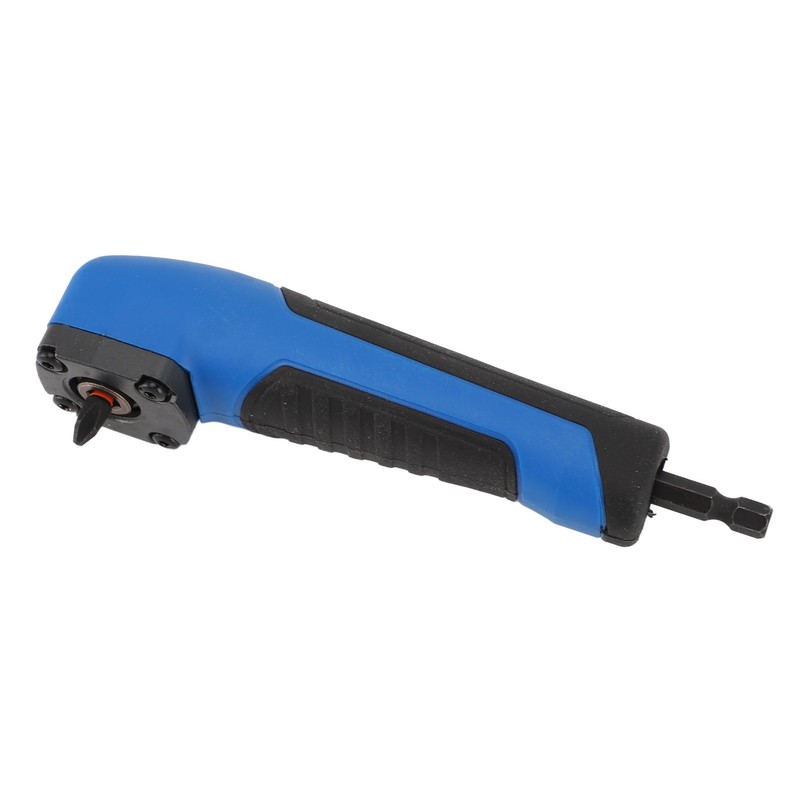 5.9in Right Angle Drill Attachment ABS Alloy Steel Ergonomic Blue