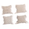 MERRYHAPY Unique Hand Woven Pillow Covers Linen Bolster Case Skin-Friendly