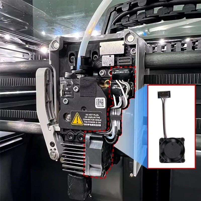 COMTREE 2PCS Extruder Hotend Cooling Fan for Bambu lab P1P/P1S