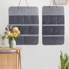 Arawat 2 St. Hängeorganizer Bad Filz Tasche Tür Hängeaufbewahrung Wand Organizer Hängend Camping Aufbewahrungstasche für Büro Tür Bad Schrank Hanging Utensilientasche