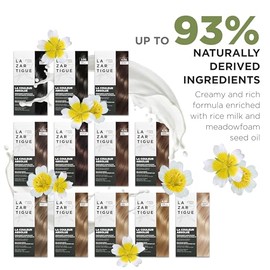 Lazartigue Permanent Haircolour 5.0 I Tinte castaño claro I Sin amoníaco con extractos botánicos y alta concentración de pigmentos I Para todo tipo de cabello I 150 ml