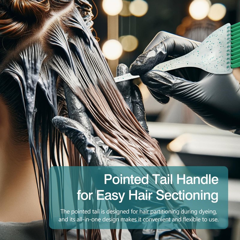 Kootinn 3-Piece Hairdressing Suite: Precision Applicator Brushes for Hair Dye