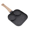 3 in 1 Breakfast Pan Prevents Stick Heat Resistant Divided