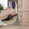 Ccjh Sliding Barn Door Hardware Floor Guide for Barn Door,Bypass