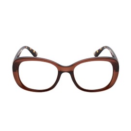 Calabria Sophia Reading Glasses 3.00 Brown Crystal Tortoise Havana Women Stylish Trendy Chic Single Power Readers Eyeglasses