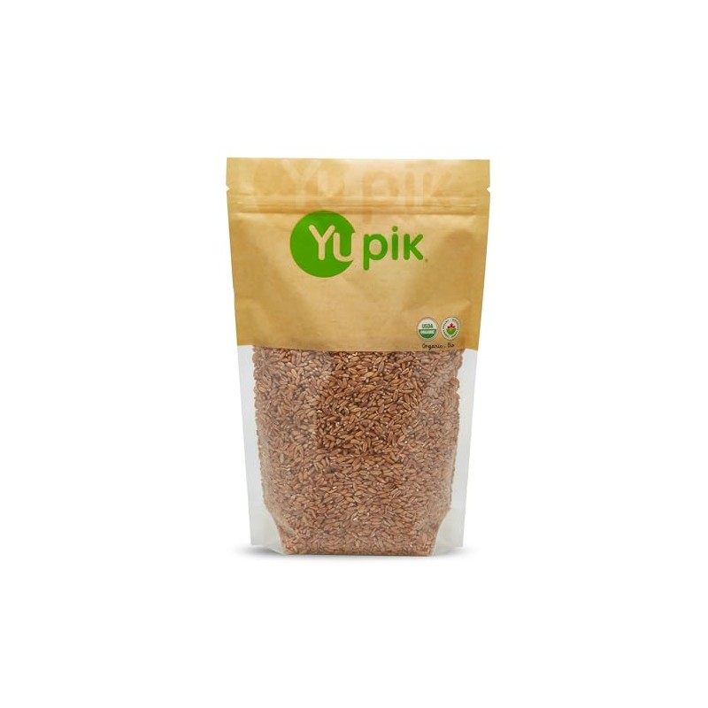 Yupik Organic Spelt Kernels, 2.2 lb (35.2 oz), Non-GMO, Kosher,