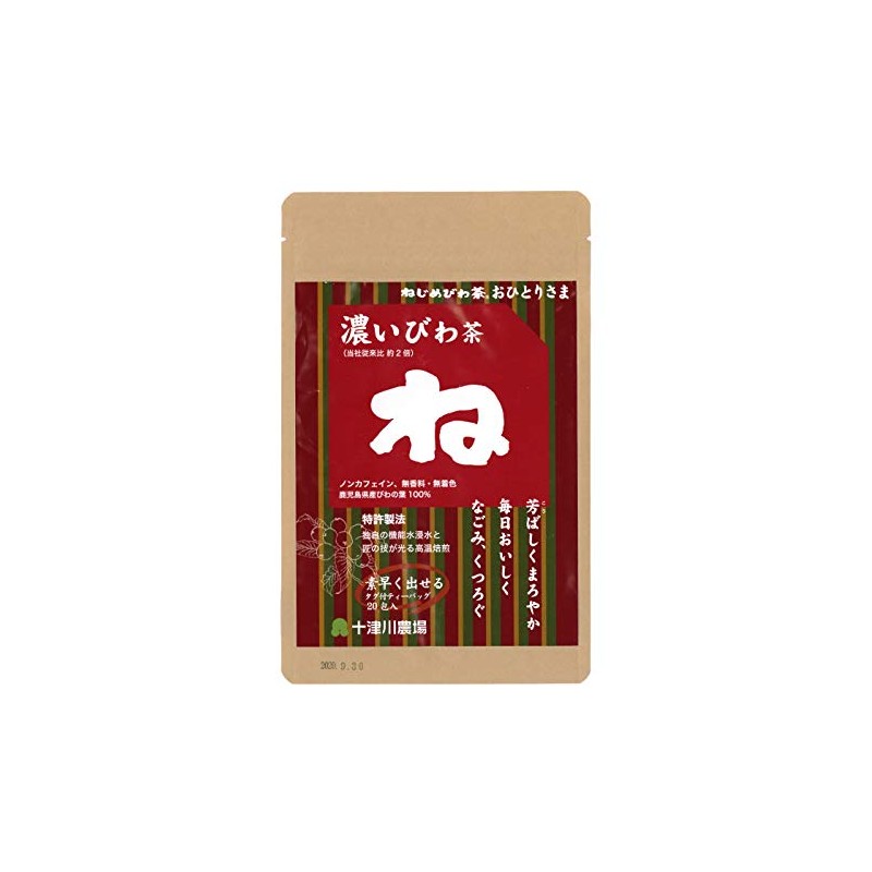 Totsukawa Farm Screw Biwa Tea Single Sam x 20 Bags