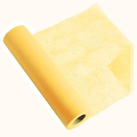 Longing Home Table Runner, 0.3 x 50 m, Yellow, Disposable Non-Woven Fabric-Like Tablecloth Roll, Suitable for Birthday, Party, Decoration