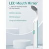 2 Pieces Dental Mirror with Light - LED Lighted Teeth