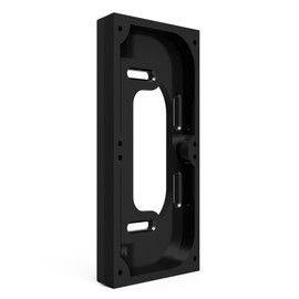 Hidden River Lab Premium Ring Battery Doorbell Mount - 0.5” Spacer for Ring 3, Ring 4, Ring Battery PRO, Ring Battery Plus - Black, HRF00-RING3-0.5-BLK