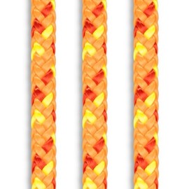 Arborist Tree Climbing Rope | 12 Strand 1/2 inch (12.7 mm) | AllGear DRT MRT Line | Forestry Pro Glo, 150 feet