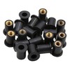 uxcell 20pcs M5 Universal Fairing Fasteners Windscreen Windshield Screws Bolts