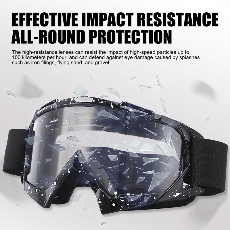 immoono Motorcycle Dirt Bike Goggles Windproof Dustproof ATV Racing Ski