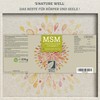 MSM 2000 mg per day + natural vitamin C -