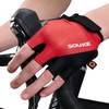 Souke Fingerless Cycling Gloves Padded Cycling Gloves Half Finger Cycling