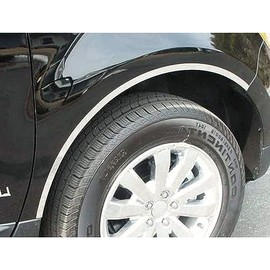 Brighter Design 4p Chrome Fender Trim w/Gasket fit for Lincoln MKX 2007-2015