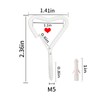 Ticway 20 PCS Safety Screw Hooks, Q-Hanger Hook for Hanging
