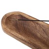Simply essential Wooden Incense Stick Holder Boat Shaped Made by
