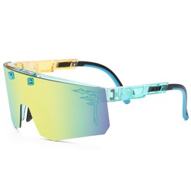 FIXEROS Flip Up Kids Sunglasses Youth Baseball Sunglasses UV400 Sports Sun Glasses For Boys Girls Children TR90 Shades (VY3)