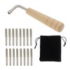 CashBeat Lyre Harp Tuning Kit, 16 Tuning Pins, L-Shape Wrench,