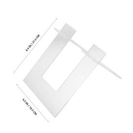 WHAMVOX Lightweight Acrylic Cycle Display Stand for Balance Bikes and Scooters Quick Installation and Stable Support for Indoor and Outdoor Use