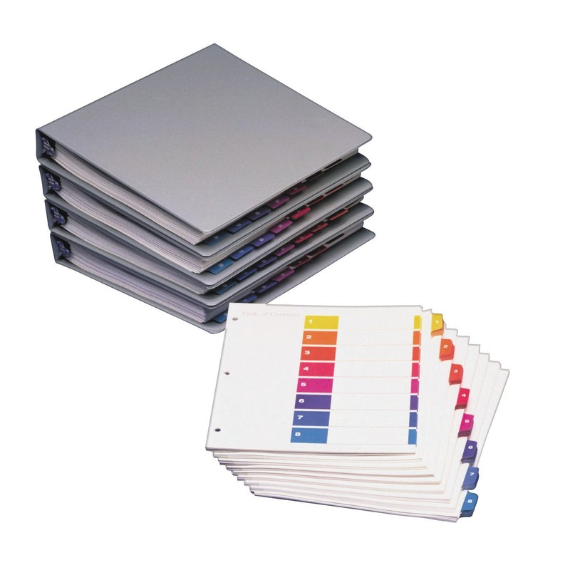 AVERY Ready Index Table of Content Dividers for Laser and