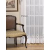 Today's Curtain Plymouth Classic Battenburg Applique Sheer Window Panel, 84-Inch,