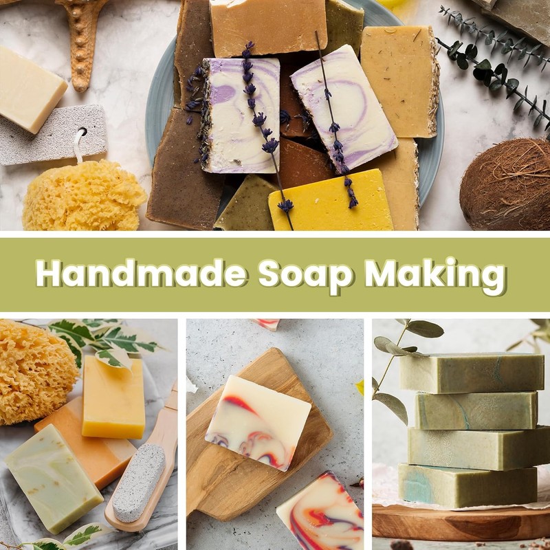 PIUH Honey Soap Making Kit with Honey Soap Base and