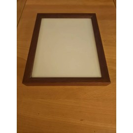 HAWAIIAN KOA WOOD VENEER FRAME 11" x 9" w/ Glass