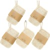 Esponja de Lufa Natural Set de 5 - Exfoliante Corporal