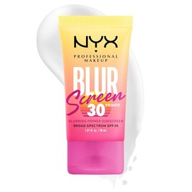 NYX PROFESSIONAL MAKEUP NYX PROFESSIONAL MAKEUP Blurscreen SPF 30 Primer, 3-in-1 Blurring Makeup Primer with Sunscreen, Vegan Formula with No White Cast or Greasy Feeling