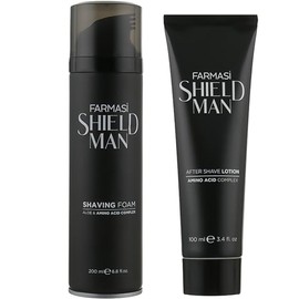 Farmasi Shield Man Shaving Set: Farmasi Shield Man After Shave Lotion & Farmasi Shield Man Shaving Foam