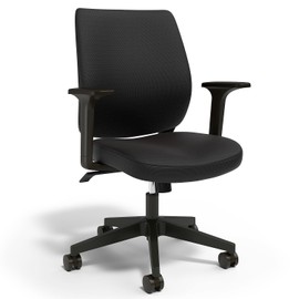 Union & Scale Staples UN59380 Essentials Fabric Task Chair, Black