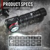 Coast TXM50R 1250 Lumen Rechargeable LED Headlamp with Magnetic Base
