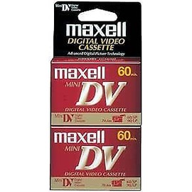 As shown Compact Mini Digital Video Tapes for High-Quality Recording 60 min 2 Pack