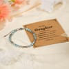 Wisedawn Turquoise Bead Blue Bracelets for Daughter, Birthday Bonus Daughter