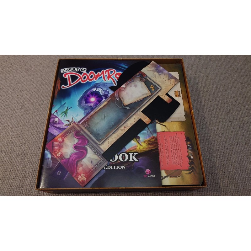 Tabletop Terrain Assault on Doomrock Ultimate Edition Board Game Insert
