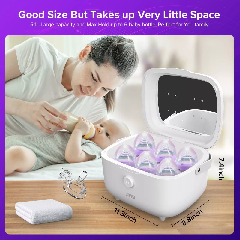 SANSI UV Light Sanitizer Box Sanitizes in 5 Minutes 5.1L