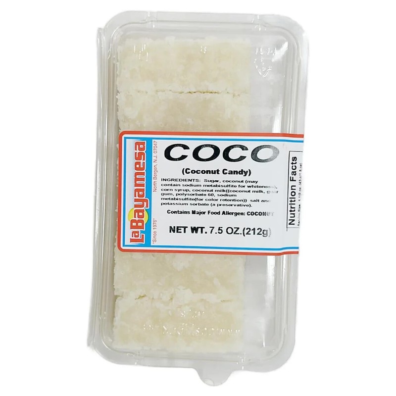 La Bayamesa Candy Bars, Candy Bar, Coconut Candy, Milky, LaBayamesa