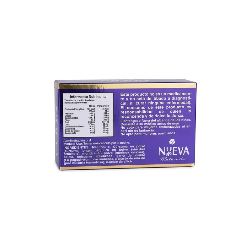 Natural Advance Premium Noche 30 Caps Mezcla Herbolaria