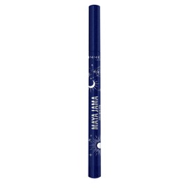 RIMMEL MAYA JAMA Wonder Ink Eyeliner 001, Black, 0.04 fl oz (1 ml)