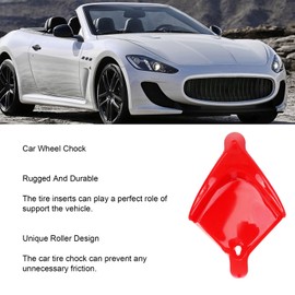 Tire Chock Car Holder,2Pcs Car Wheel Chock Detailing Washing Tool Tire Inserts Portable Practical Wheel Winder