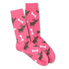 Women's Socks Cotton Dogs Pattern Present Gift Keepsake for Her Casual UK Size 4-7