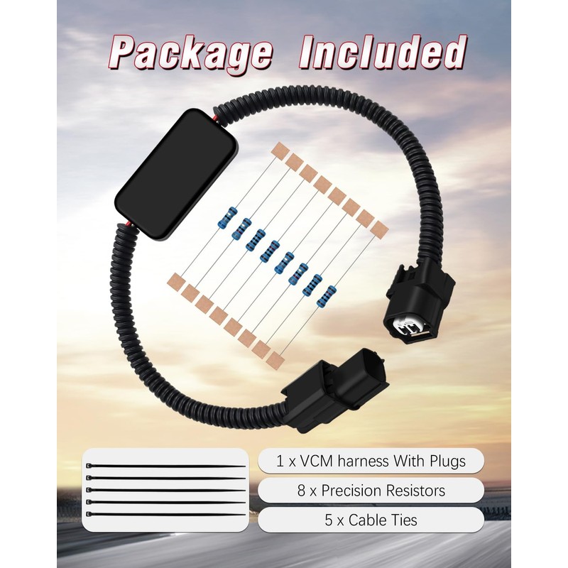 YEZriler VCM Muzzler Tuner 2 Compatible Harness Disable Kit, Replacement