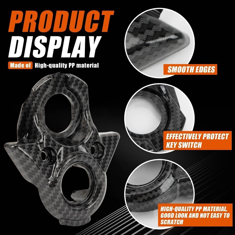 Key Switch Cover for Surron, PSLER Carbon Fiber Pattern Ignition