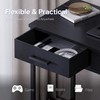 Pamray 32 Inch Small Computer Desk with 2 Drawers for