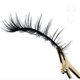 wispy soft natural style lash strips reusuable and cruelty free (love) lash kit with clear liner glue pan and lash applicator