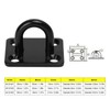 5Pcs Thickened Stainless Steel Ceiling Hook Reinforced Load Bearing Door